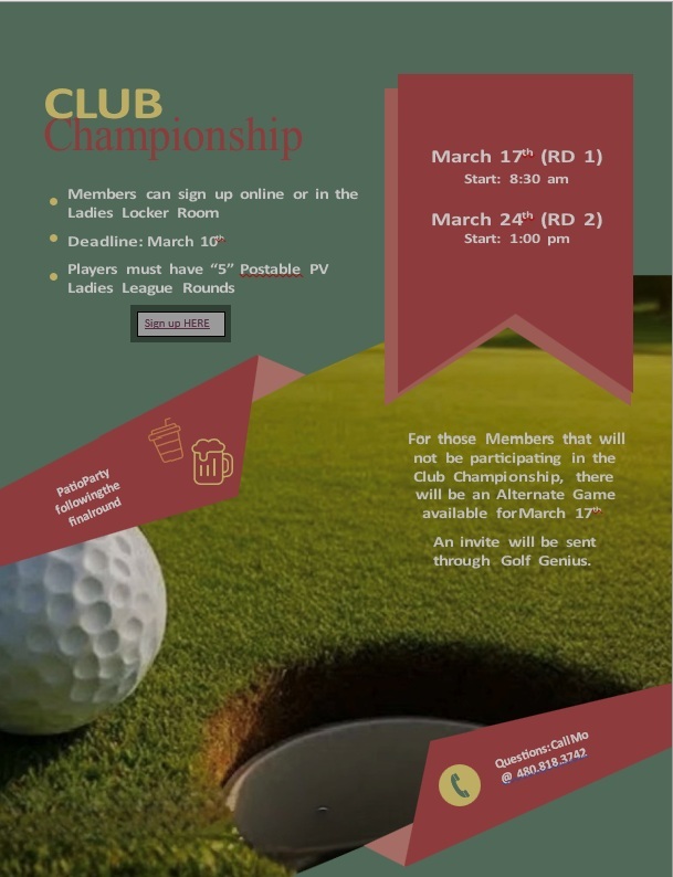 Club Champ Flyer - 2026